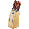 Laguiole 5-Piece Knife Block Set